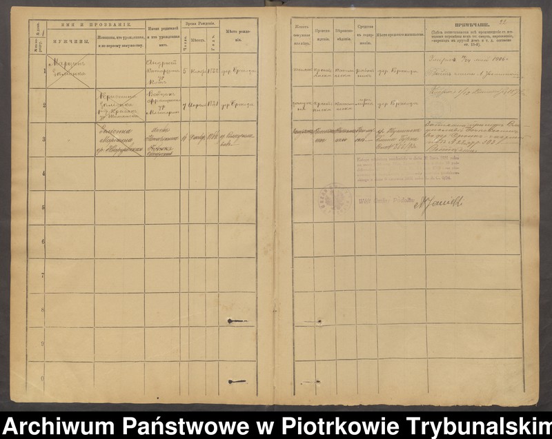 image.from.unit.number "[Księga ludności stałej gminy] Podolin wieś Podolin, Kiełczówka"