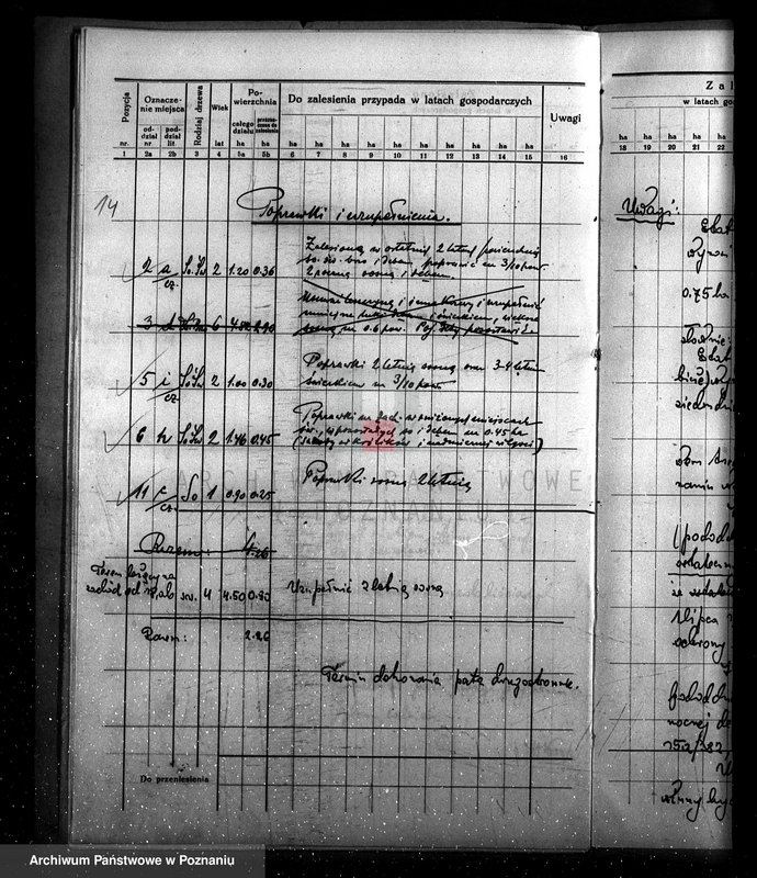 Obraz 18 z jednostki "Program urządzenia gospodarstwa leśnego dla lasu majętności Kobylepole powiat poznański 1933/34-1938/39"