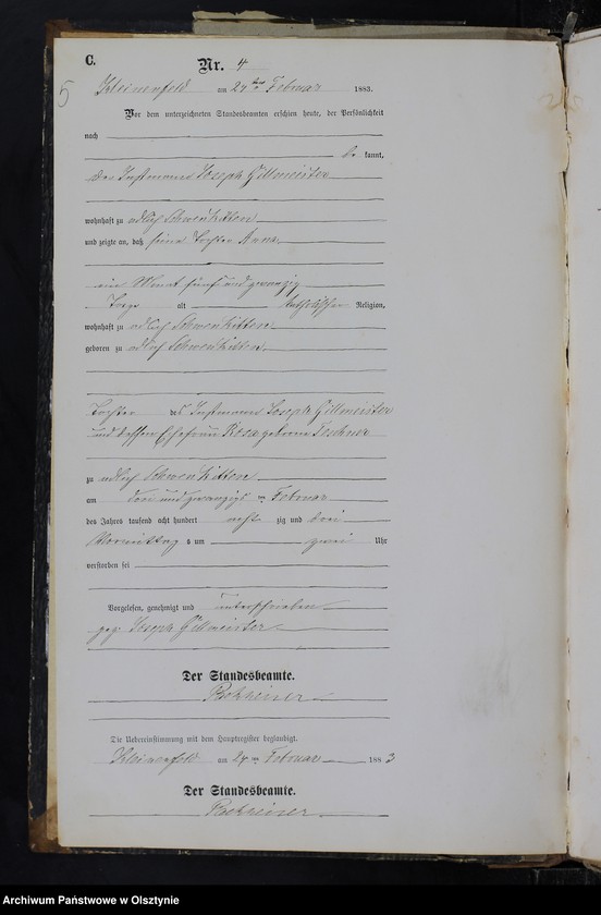 image.from.unit.number "Sterbe-Neben-Register Nr 1 - 25"