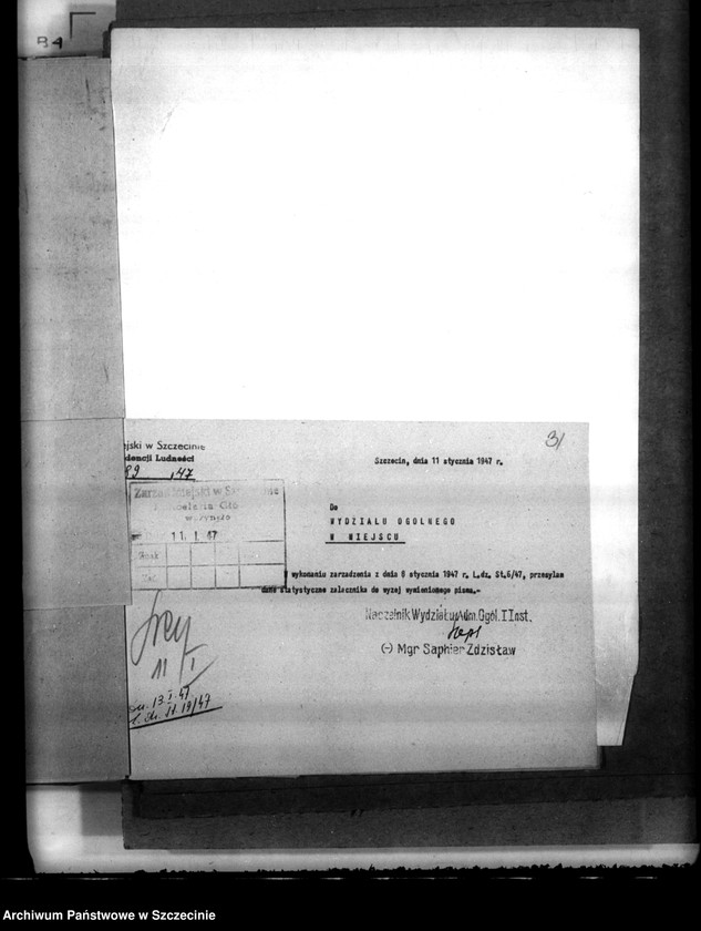 image.from.unit.number "Statystyka ruchu ludności w Szczecinie za rok 1946"