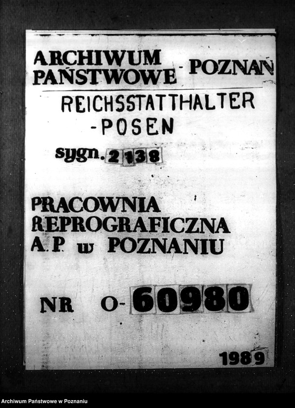 Obraz 1 z jednostki "Amtsärzte Kreis Schroda (Środa) - wyposażenie szpitali"