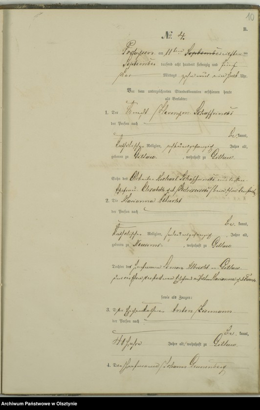 image.from.unit.number "Haupt-Heiraths-Register Nr 1 - 10"