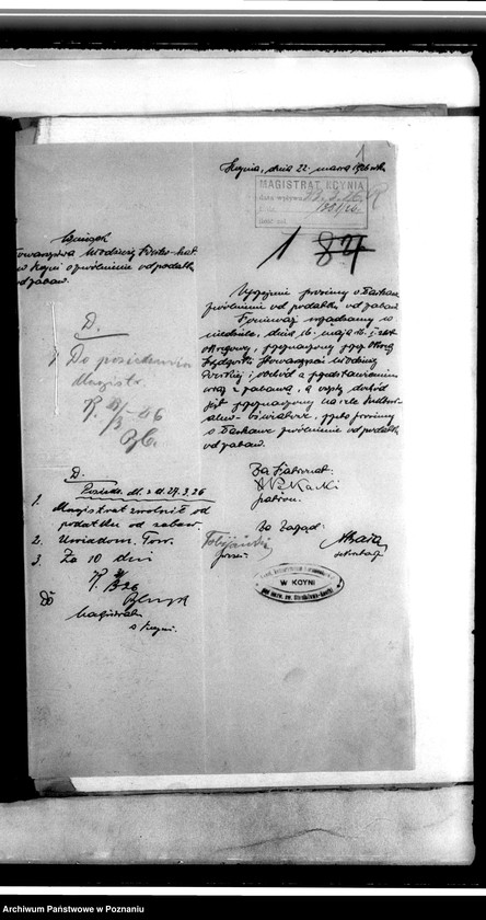 Obraz 5 z jednostki "Korespondencja w sprawach organizacyjnych i personalnych Towarzystwa"