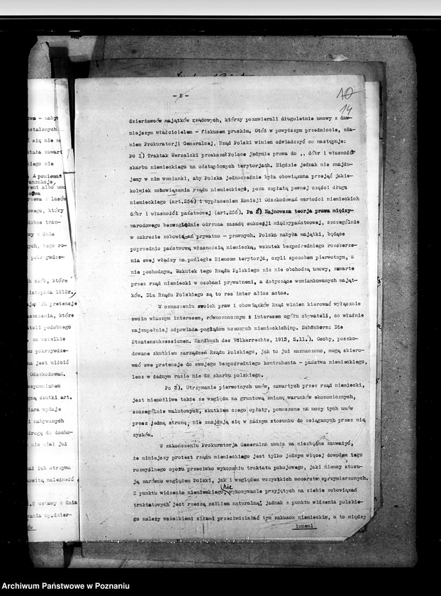 Obraz 19 z jednostki "Sprawy prawne dokumenty, wnioski i korespondencja z Departamentu Sprawiedliwości"