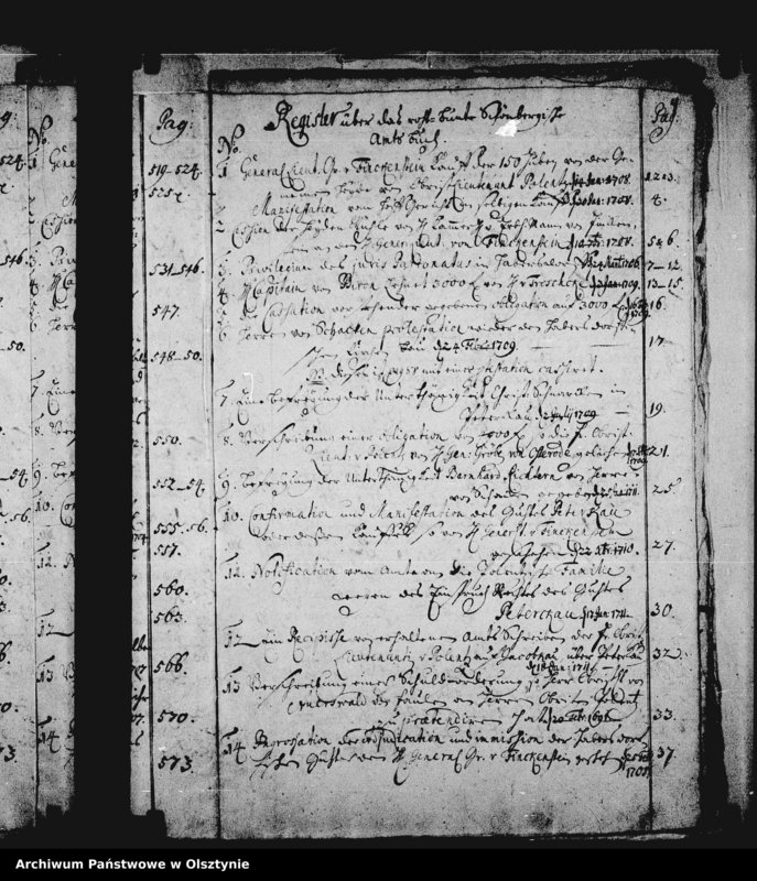 image.from.unit.number "Register über zwei Schönbergische Ambtsbücher von 1693-1671 und Specyfication der im Ambte vorhandenen Acten von 1705-1721 und 9 Rescripta"