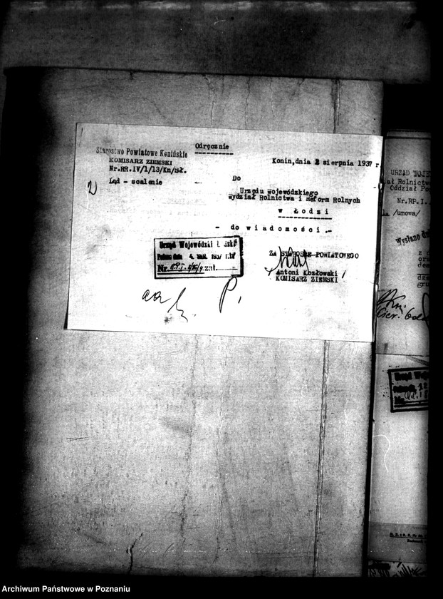 Obraz 5 z jednostki "Scalenie wsi Ląd powiatu konińskiego"