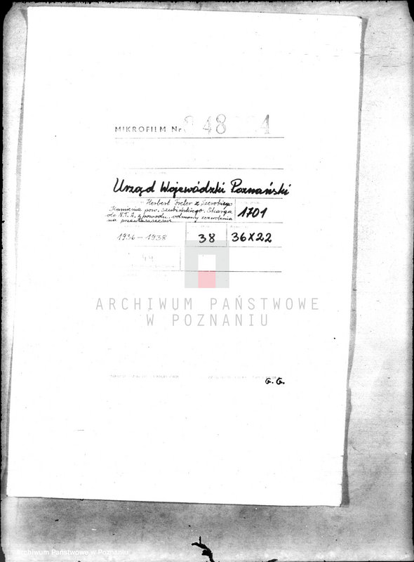 Obraz 2 z jednostki "Freter Herbert z Szerokiego Kamienia powiatu szubińskiego. Skarga do N.T.A. z powodu odmowy zezwolenia na przewłaszczenie"