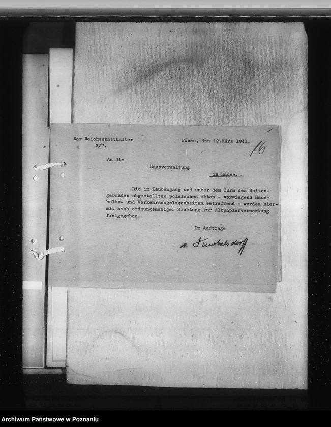 Obraz 20 z jednostki "Vorgänge über Makulatur"