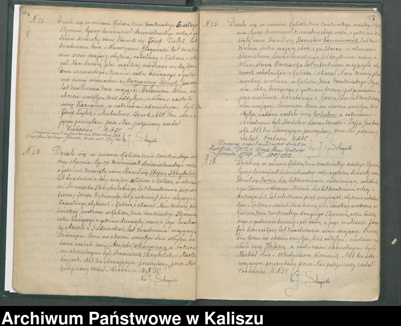 image.from.unit.number "Księga urodzeń, małżeństw i zgonów (duplikat) - tom I"