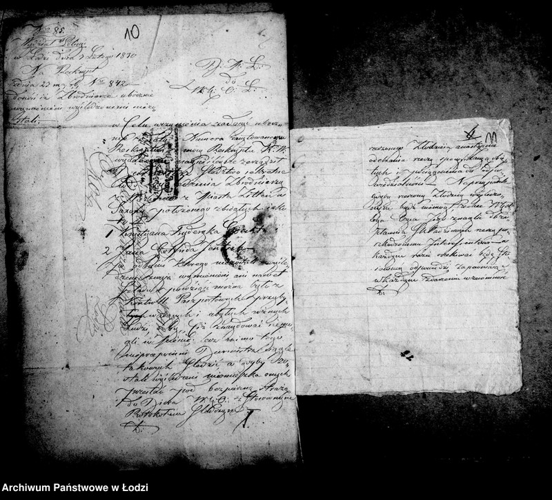 Obraz 11 z jednostki "Akta tyczące się odtransportowania osób miejsc zbiegłych"