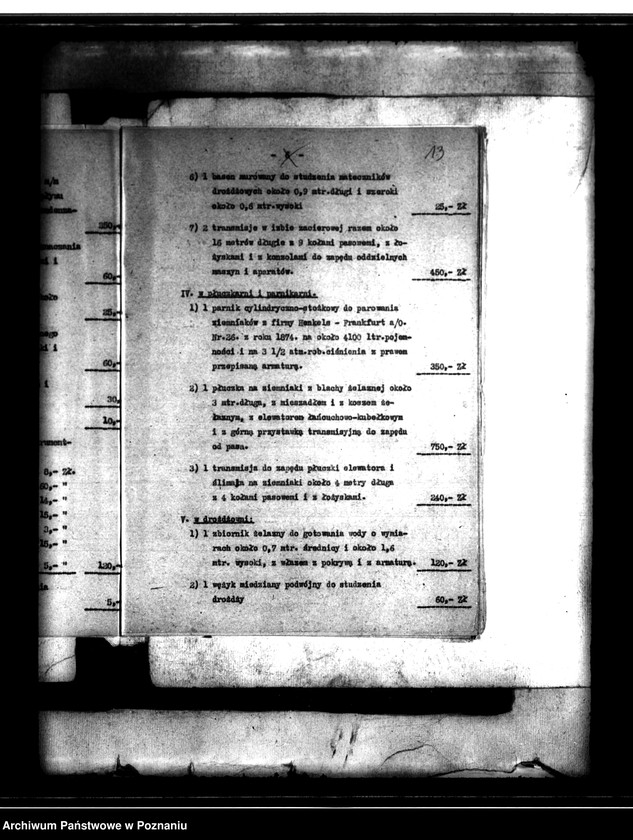 Obraz 18 z jednostki "/Sprawy szacunkowe majątku Jeżowo powiatu szubińskiego/"