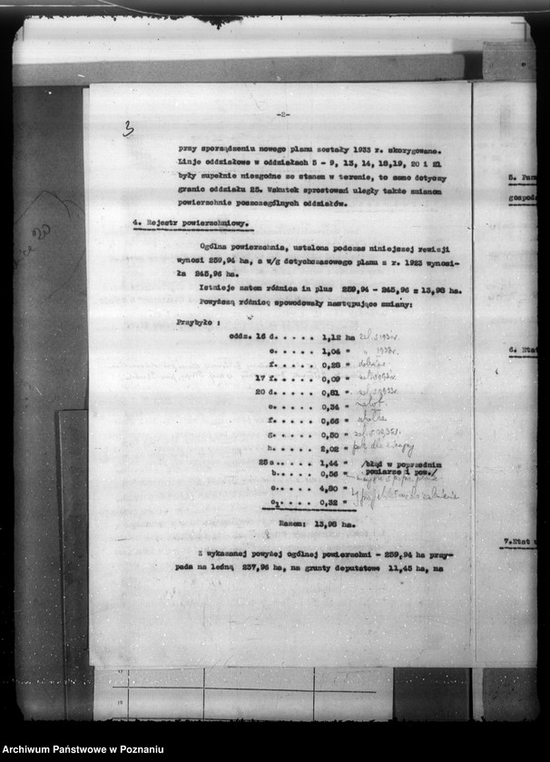 Obraz 7 z jednostki "Plan urządzenia gospodarstwa leśnego dla lasu majętności Urbanowo powiat nowotomyski 1933-1943"