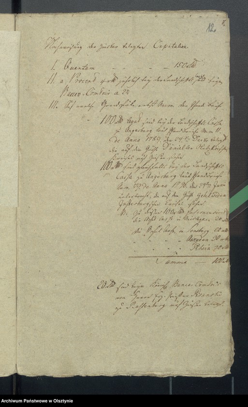 image.from.unit.number "Schul-Casen Rechnung des Rheinschen Kirchspiels"