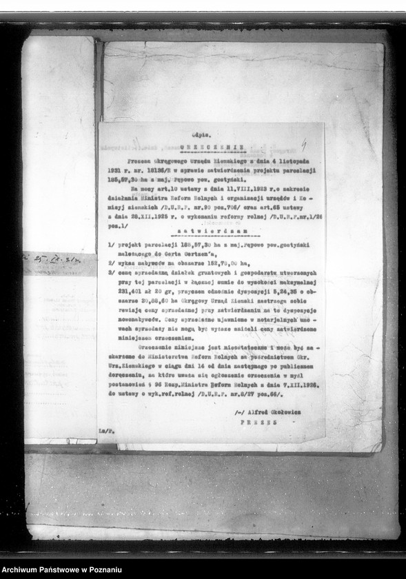 Obraz 8 z jednostki "Parcelacja prywatna Pępowo powiatu gostyńskiego"