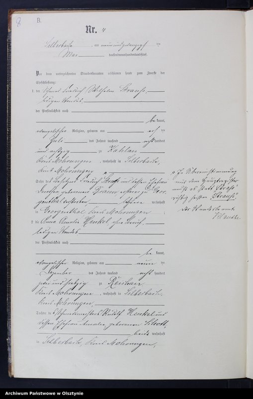image.from.unit.number "Heiraths-Neben-Register Nr 1 - 16"
