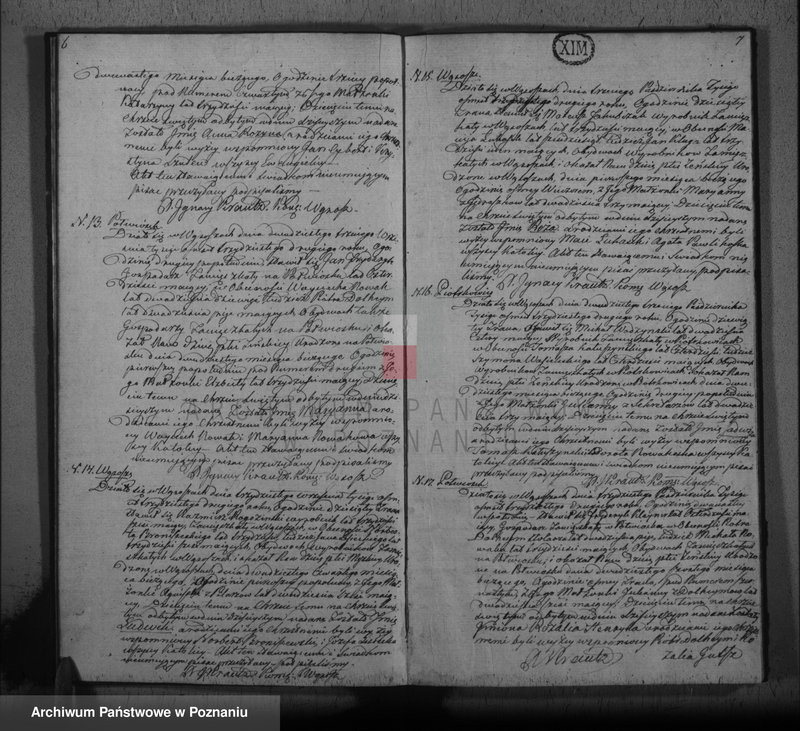 Obraz 6 z jednostki "Księga urodzeń, małżeństw i zgonu"