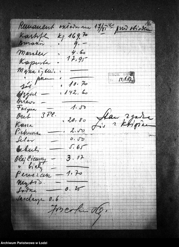 Obraz 18 z jednostki "[Kuchnia nr 404, ul. Drewnowska 12. Kuchnia nr 37, ul. Drewnowska 30. Kuchnia, ul. Drewnowska 32. Działalność kuchni, personel, konsumenci, kontrole]"