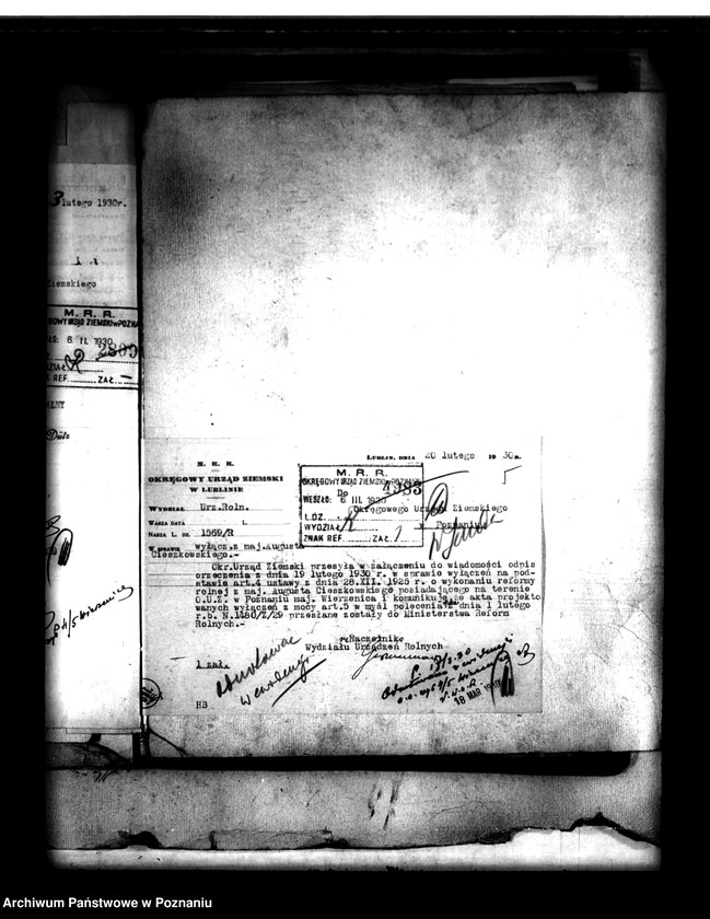 Obraz 9 z jednostki "Majątek Wierzenica powiatu poznańskiego wyłączenie z art. 4 i 5 ustawy o reformie rolnej August Cieszkowski"