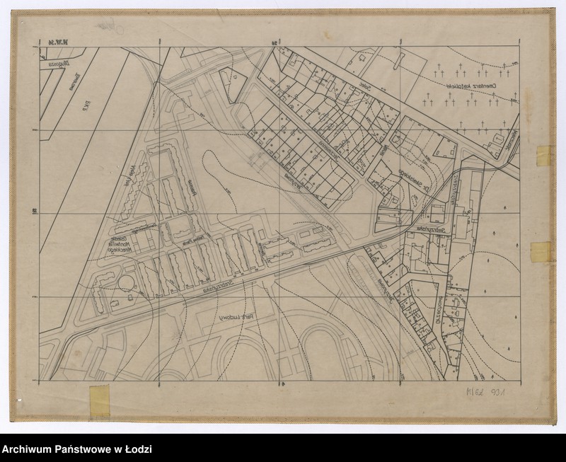 Obraz 2 z jednostki "Mapa sytuacyjno-wysokościowa Łodzi sekcja NW14 - ul.: Solec, Skalskiego, Jęczmienna, Jarzynowa, Wieczność, Srebrzyńska, Orzcheowa, Barona, Perla, Daniłowskiego, Praussa, al. Unii"