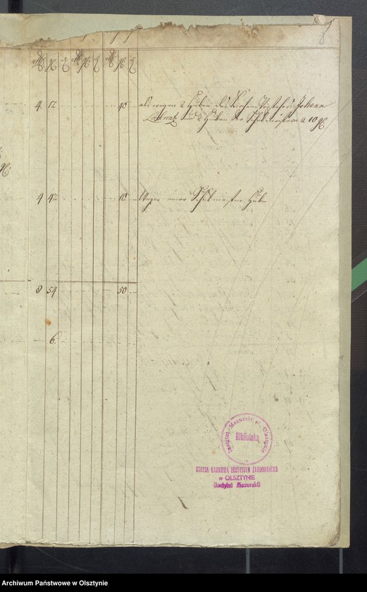 image.from.unit.number "Kobultische Kirchen Jahres Rechnung über Einnahme und Ausgabe Geld"