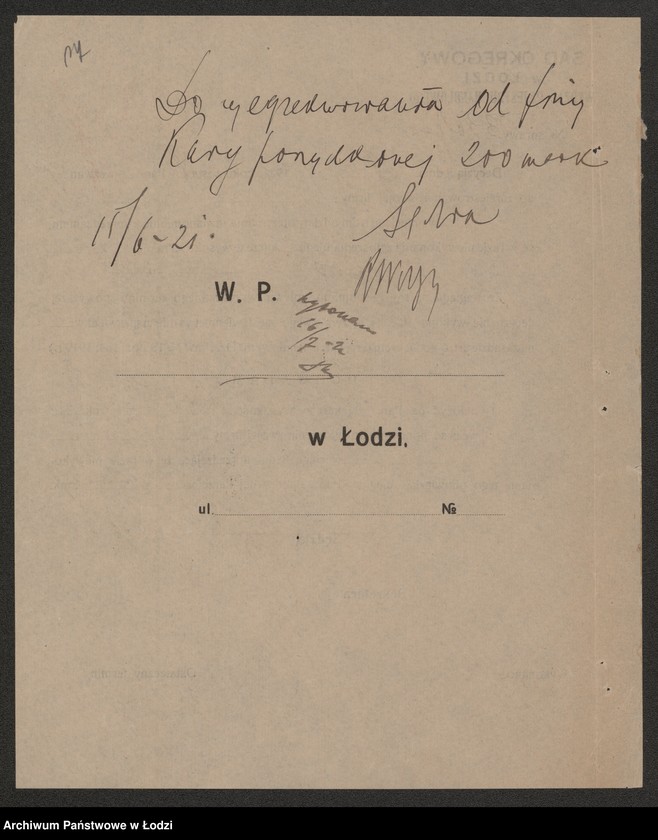 Obraz 19 z jednostki "Paweł Strohbach i S-ka - prowadzenie wykańczalni zarobkowej"