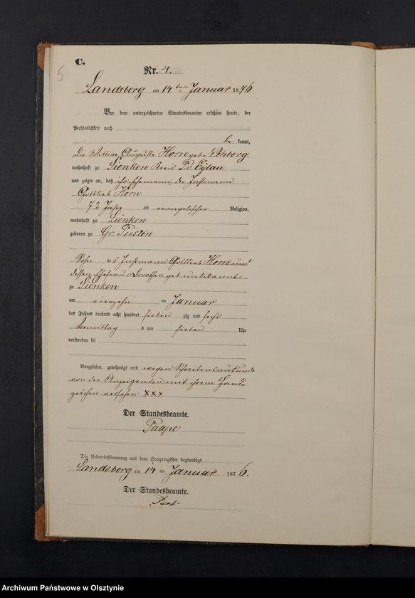 image.from.unit.number "Sterbe-Neben-Register Nr 1 - 64"