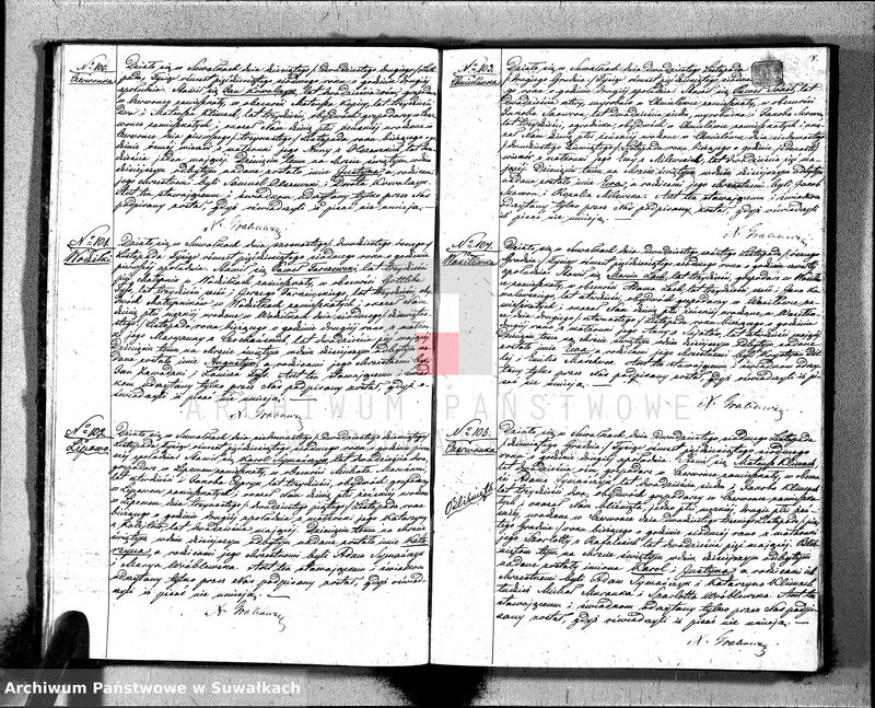 image.from.unit.number "Duplikat Akt Urodzonych, Zaślubionych i Zeszłych Parafij Ewangelicko-Augsburgskiej Suwałki za rok 1857"