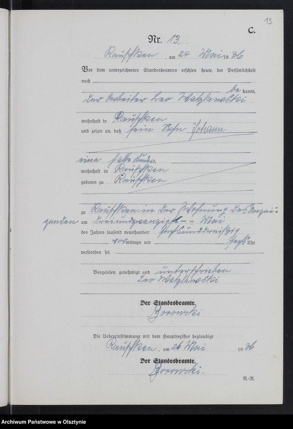 image.from.unit.number "Sterbe-Register /Neben-Register/ Nr 1 - 34"