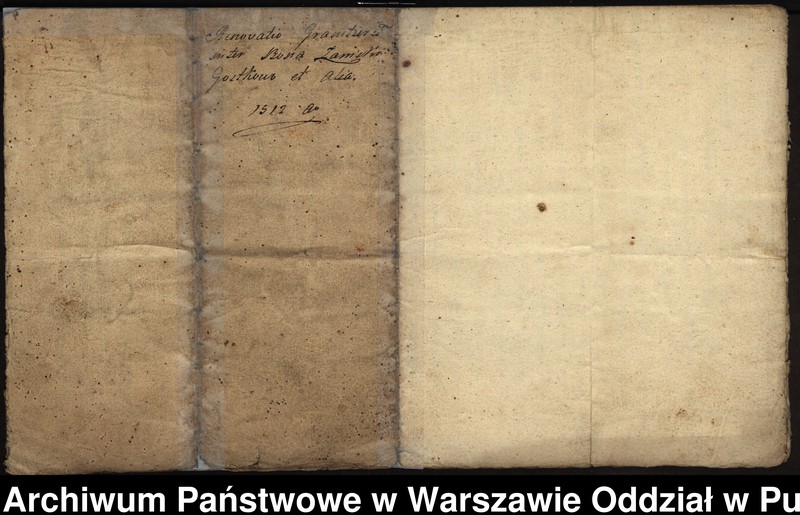 image.from.unit.number "Kopia ekstraktu z ks. gr. kamienieckich oblaty aktu ustalenia granic z 1512 roku między dobrami opata Łukasza Zambski a dobrami szlacheckimi Gostkowo, Kalinowo, Zastróże i Ciółkowo"