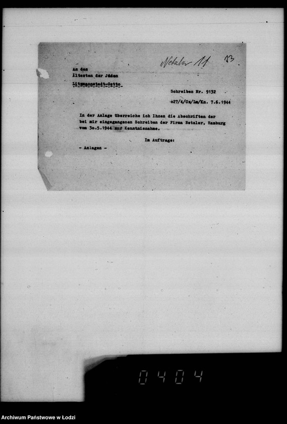 Obraz 17 z jednostki "F-ma N.F.A.Netzler-Hamburg Papierbeutel. Auftrag 11"