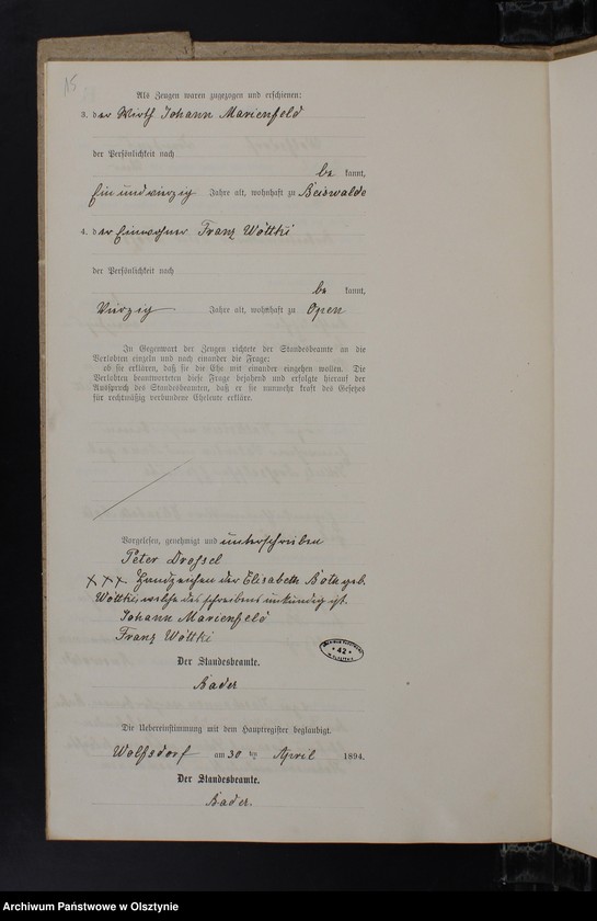 image.from.unit.number "Heiraths-Neben-Register Nr 1 - 15"