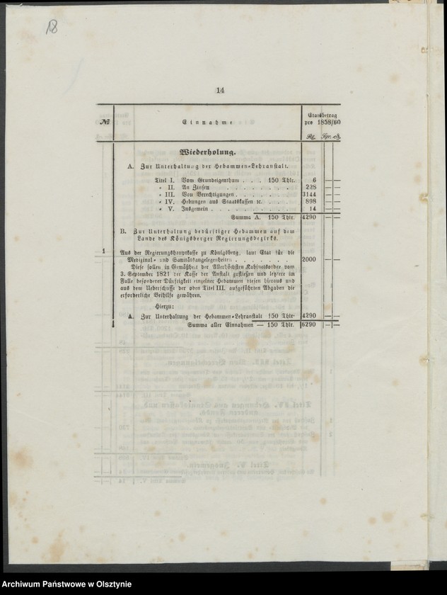 image.from.unit.number "Acta des 15ten Provinzial-Landtages der Stände des Königreichs Preußen. Das Hebammen-Wesen in den Regierungsbezirken Königsberg [Królewiec] und Gumbinen [Gąbin]"