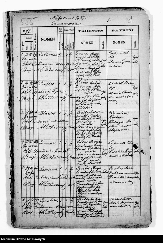 image.from.unit.number "Parafia: Kaczanówka. Dekanat: Skałat. Kopie z ksiąg metrykalnych ur., śl., zg. dla całej parafii."