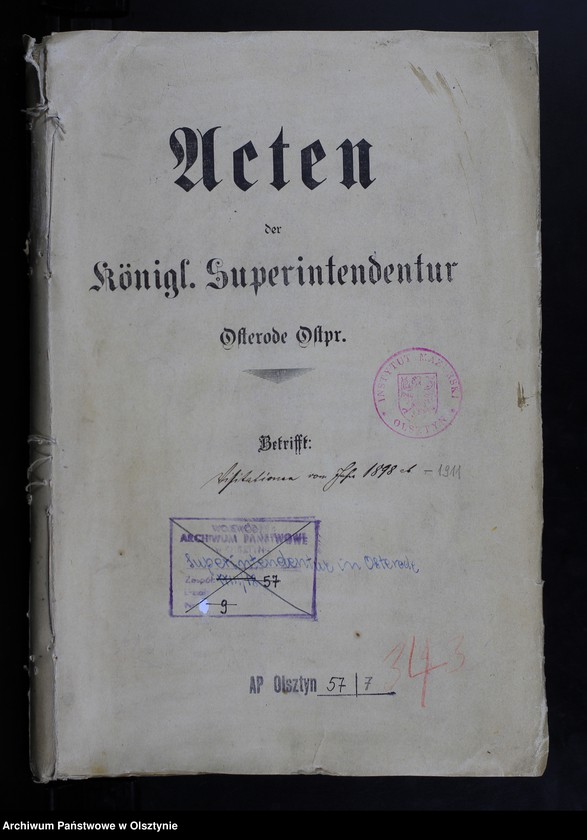 image.from.unit.number "Visitationen : Visitationspläne und Visitationsberichte, Schriftwechsel usw."