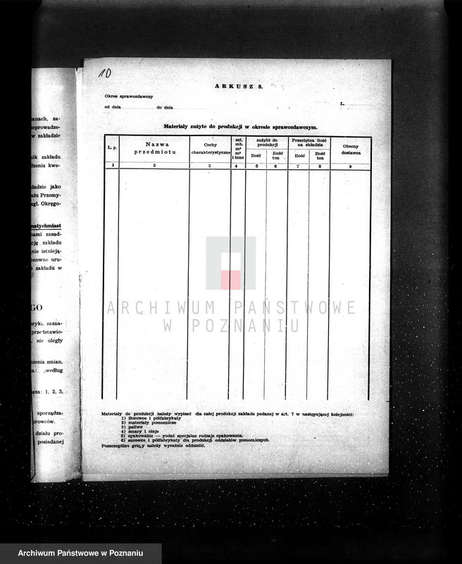 Obraz 14 z jednostki "Gazownia Miejska w Czarnkowie Kwestionariusze"