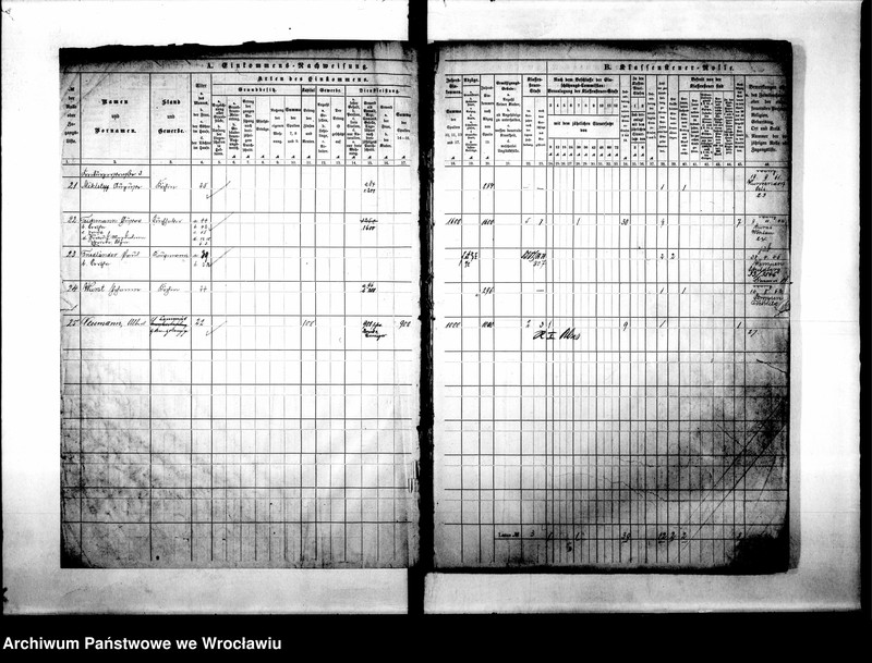 image.from.unit.number "Klassensteuerrolle nebst Eikommens - Nachweisung"