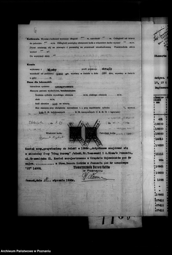 Obraz 11 z jednostki "Z. Niegolewski Chlewiska powiat szamotulski gospodarstwo rolne nr woj. kotła 6844"