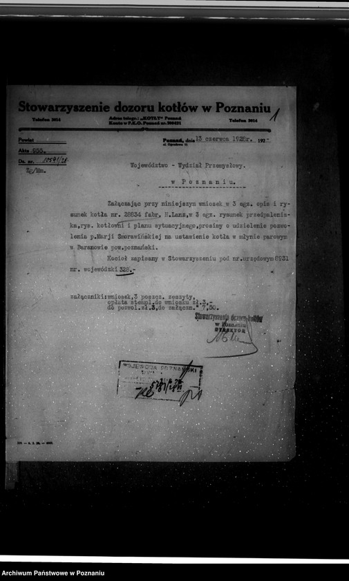 Obraz 5 z jednostki "Młyn parowy M. Smorawińskiej Baranowo powiat poznański nr woj. kotła 328 później własność J. Tomkowiak, Fabianowo powiat poznański"