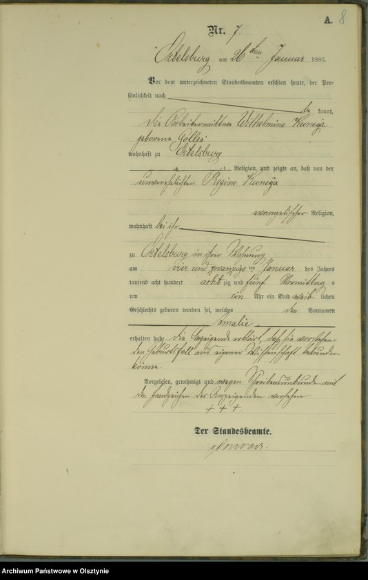 image.from.unit.number "Geburts-Haupt-Register Nr 1 - 98"