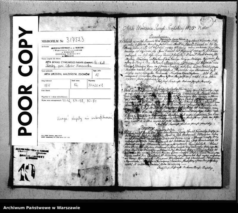 image.from.unit.number "Akta urodzeń, małżeństw i zgonów"