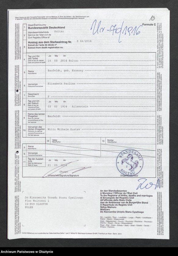 image.from.unit.number "Akta zbiorcze urodzeń z 1916 roku"