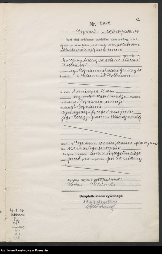 image.from.unit.number "Księga miejscowa zgonów tom V [Rejestr główny zgonów]"