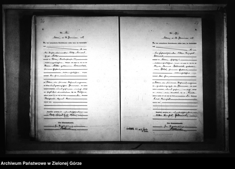 Obraz 18 z jednostki "[Księga akt urodzenia rok 1910-Żary miasto]"