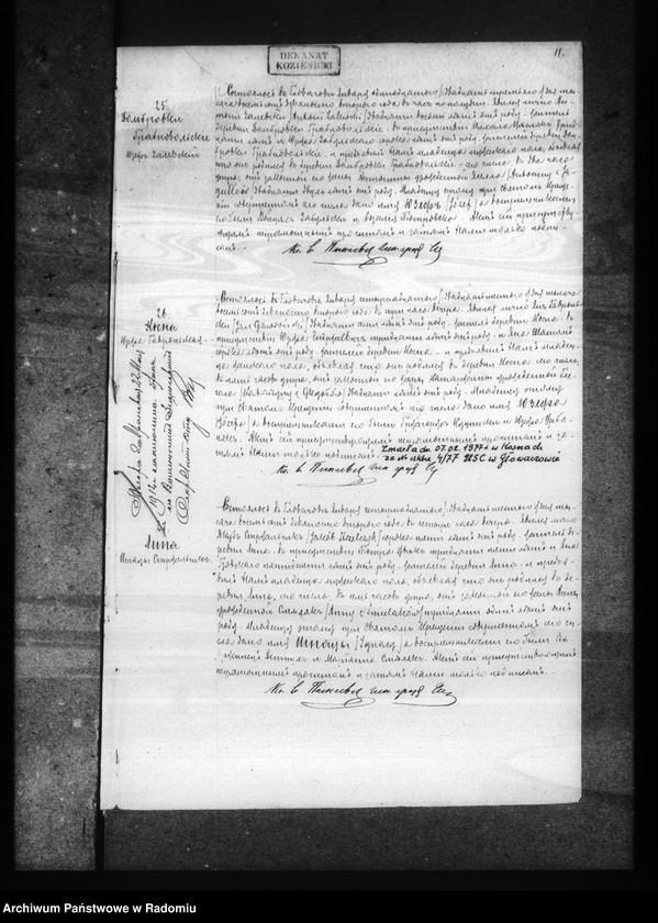 image.from.unit.number "Dublikat aktov graždanskago sostoâniâ ob urodivših, brakosočetavšihsâ i umerših v prihoda Glovačev za 1892 god"