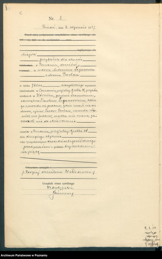 image.from.unit.number "Księga miejscowa zgonów tom I [Rejestr główny zgonów]"