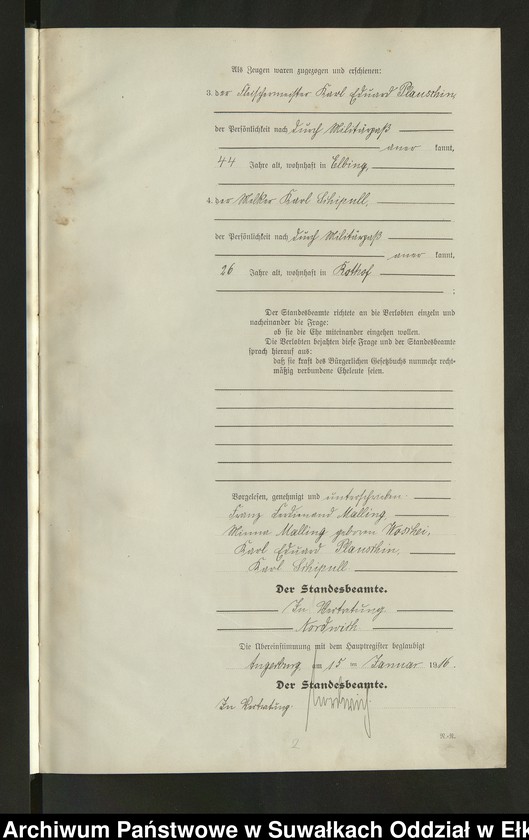 image.from.unit.number "[Heirats = Register (Neben = Register) Standesamt Angerburg einschl. der Bezirke Prinowen, Gr. Strengeln und Kehlen Kreis Angerburg]"