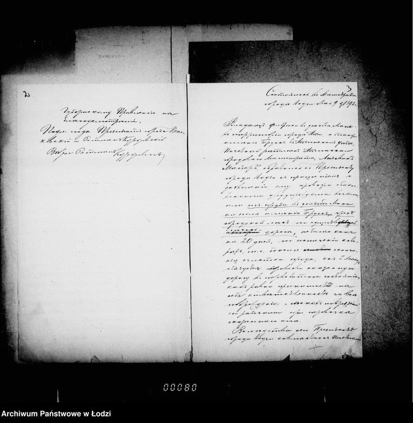 Obraz 6 z jednostki "O dozvolenji Ljudoviku Mejeru provoza črez gorodskoj les ila iz pruda v usadbe Mani v imienie Bruss"