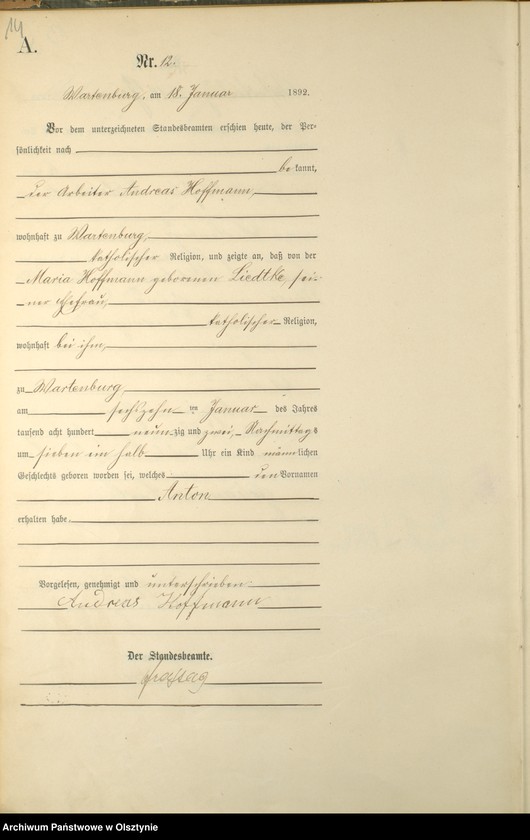 image.from.unit.number "Geburta-Haupt-Register Nr 1 - 189"