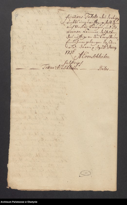 image.from.unit.number "Eisenbart [Eisenbarth], H. [Haupt] A. [Amt] Brandenburg [Pokarmin]. Acta das Gesuch der Universität um Niederschlagung des Allodificationscanons"