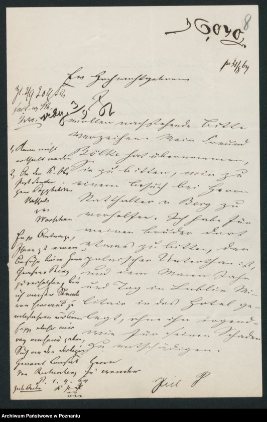 Obraz 11 z jednostki "A. betr. Jan Przybylski, Oberpostsekretär"